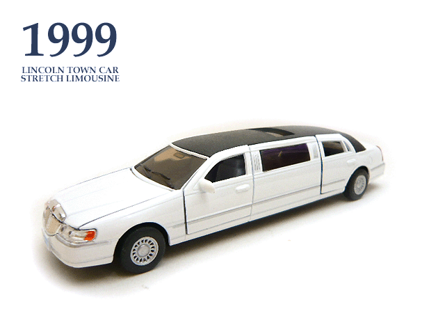 1/38 1999 リンカーン タウンカー ストレッチ リムジン 白 リモ LIMO ミニカー GMC アメ車