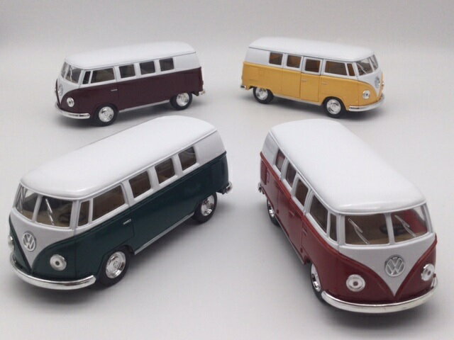 1/32 ワーゲンバス ホワイトトップ TYPE2 コンビ アーリーバス 1962 ミニカー フォルクスワーゲン Volkswagen Bus マイクロバス VW クラシックカー