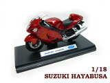 ꡼ 1/18  ϥ֥  Х ߥ˥奢 SUZUKI HAYABUSA Ȼ Ϸ ͢