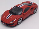 1/43 フェラーリ 488 ピスタ ウィンドウボックス入り レース＆プレイシリーズ ミニカー ブラーゴ