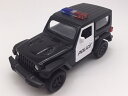 1/36 2021 ジープ ラングラー ルビコン ハードトップ パトカー仕様 アメリカ車 アメ車 Aカー ミニカー 警察車両 パトロールカー 外車 ポリスカー ポリス プルバック 【PCS】