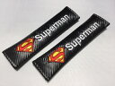 送料無料 スーパーマン シートベルトパッド 2個セット DCコミック SUPERMAN コミックヒーロー アメコミ スーパーヒーロー(2)