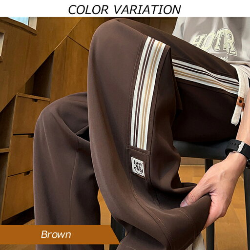 【お買い物マラソン】メンズ 男性用 サマーパンツ パンツ アイスシルク 接触冷感 ワイド チノパン スウェットパンツ 長ズボン ワークパンツ 運動用 無地 カジュアル 作業ズボン