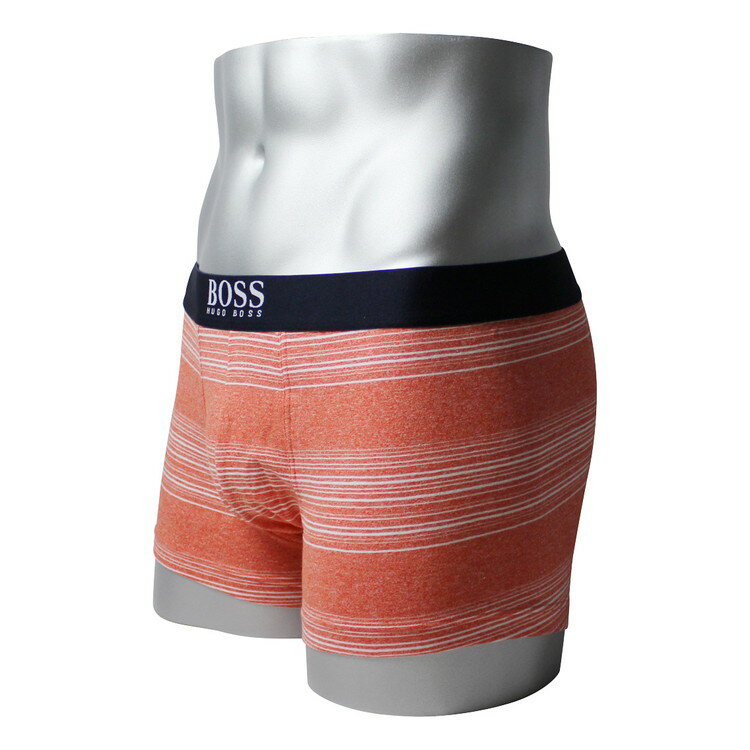 ヒューゴボス：FINESTRIPE ボクサーパンツ (ミディアムオレンジ)[ボクサーパンツ 男性下着 メンズインナー 人気ブランド おすすめギフト 誕生日プレゼント メンズファッション]