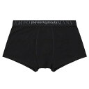 エンポリオアルマーニ:THE NEW ICON ボクサーパンツ (ブラック)[ボクサーパンツ/ 男性下着/ メンズインナー/人気ブランド/おすすめギフト/誕生日...