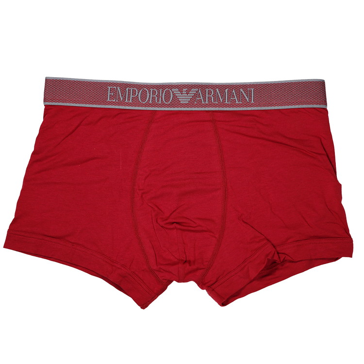 エンポリオアルマーニ：SHINY LOGO BAND ボクサーパンツ (ルバーブ)[ボクサーパンツ/ 男性下着/ メンズ..