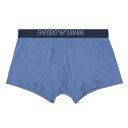 エンポリオアルマーニ:BASIC MICROFIBER ボクサーパンツ (ヴィンテージ・インディゴ)[ボクサーパンツ/ 男性下着/ メンズインナー/人気ブランド...