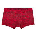 【ネコポス可:2点まで】エンポリオアルマーニ:ALL OVER MICROFIBER ボクサーパンツ (スクーター)[ボクサーパンツ/ 男性下着/ メンズインナ...