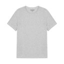 【ネコポス可:1点まで】ブレッド&ボクサーズ:ORGANIC COTTON CREW-NECK Tシャツ (グレー)[ボクサーパンツ/ 男性下着/ メンズインナ...