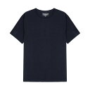 【ネコポス可:1点まで】ブレッド&ボクサーズ:ORGANIC COTTON CREW-NECK Tシャツ (ダークネイビー)[ボクサーパンツ/ 男性下着/ メン...