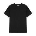 【ネコポス可:1点まで】ブレッド&ボクサーズ:ORGANIC COTTON V-NECK Tシャツ (ブラック)[ボクサーパンツ/ 男性下着/ メンズインナー/...