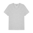 【ネコポス可:1点まで】ブレッド&ボクサーズ:ORGANIC COTTON V-NECK Tシャツ (グレー)[ボクサーパンツ/ 男性下着/ メンズインナー/人...