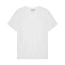 【ネコポス可:1点まで】ブレッド&ボクサーズ:ORGANIC COTTON V-NECK Tシャツ (ホワイト)[ボクサーパンツ/ 男性下着/ メンズインナー/...