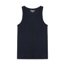 【ネコポス可:1点まで】ブレッド&ボクサーズ:ORGANIC COTTON RIBBED タンクトップ (ダークネイビー)[ボクサーパンツ/ 男性下着/ メンズ...