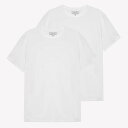 ブレッド&ボクサーズ:ORGANIC COTTON CREW-NECK Tシャツ 2PK (ホワイト)[Tシャツ/ 男性下着/ メンズインナー/人気ブランド/お...