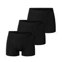 ブレッド&ボクサーズ:ORGANIC COTTON ボクサーブリーフ 3PK (ブラック)[ボクサーパンツ/ 男性下着/ メンズインナー/人気ブランド/おすすめ...
