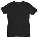 ブレッド＆ボクサーズ：CREW Tシャツ (ブラック)[ボクサーパンツ 男性下着 メンズインナー 人気ブランド おすすめギフト 誕生日プレゼント メンズファッション]