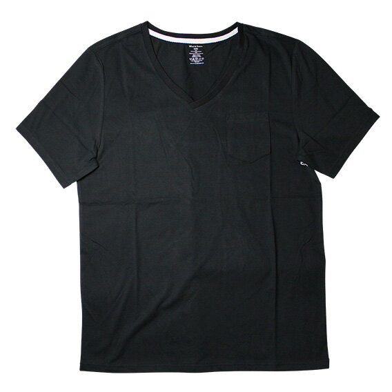 ブレッド＆ボクサーズ：SUEDED JERSEY VネックTシャツ (ブラック)[Tシャツ 男性下着 メンズインナー 人気ブランド おすすめギフト 誕生日プレゼント メンズファッション]