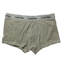 カルバンクライン:COTTON STRETCH MINERAL DYE ローライズボクサーパンツ (オリーブ)[ボクサーパンツ/ 男性下着/ メンズインナー/人...