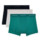 カルバンクライン:COTTON CLASSICS ボクサーパンツ 3PK (ショアライン/スノーヘザー/ライブリーティール)[ボクサーパンツ/ 男性下着/ メン...