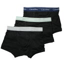 カルバンクライン:COTTON CLASSICS ボクサーパンツ 3PK (ブラック)[ボクサーパンツ/ 男性下着/ メンズインナー/人気ブランド/おすすめギフ...