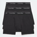 カルバン・クライン カルバンクライン：COTTON CLASSICS ボクサーブリーフ 3PK (ブラック)[ボクサーパンツ/ 男性下着/ メンズインナー/人気ブランド/おすすめギフト/誕生日プレゼント/メンズファッション]