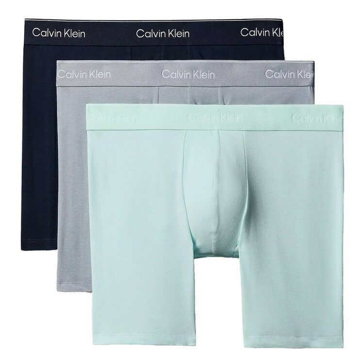 カルバンクライン：ICON COTTON STRETCH ボクサーブリーフ 3PK (ショアライン／ ...