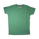 フランクリン&マーシャル:ポケット付半袖Tシャツ (グリーン)[Tシャツ 男性下着 メンズインナー 人気ブランド おすすめギフト 誕生日プレゼント メンズファッ...