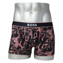 HUGO BOSS ヒューゴボス：24PRINT ボクサーパンツ (オープンピンク)[ボクサーパンツ/ 男性下着/ メンズインナー/人気ブランド/おすすめギフト/誕生日プレゼント/メンズファッション]