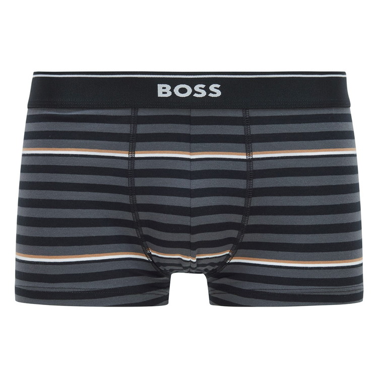 HUGO BOSS ヒューゴボス：STRIPE ボクサーパンツ (ブラック)[ボクサーパンツ/ 男性下着/ メンズインナー/人気ブランド/おすすめギフト/誕生日プレゼント/メンズファッション]