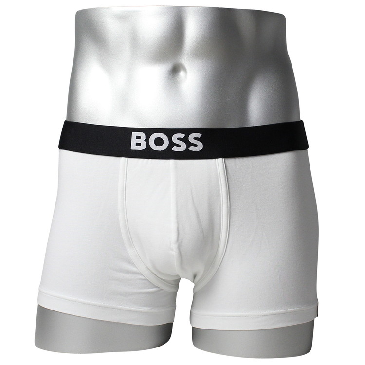 HUGO BOSS ヒューゴボス：IDENTITY ボクサーパンツ (ホワイト)[ボクサーパンツ/ 男性下着/ メンズインナー/人気ブランド/おすすめギフト/誕生日プレゼント/メンズファッション]