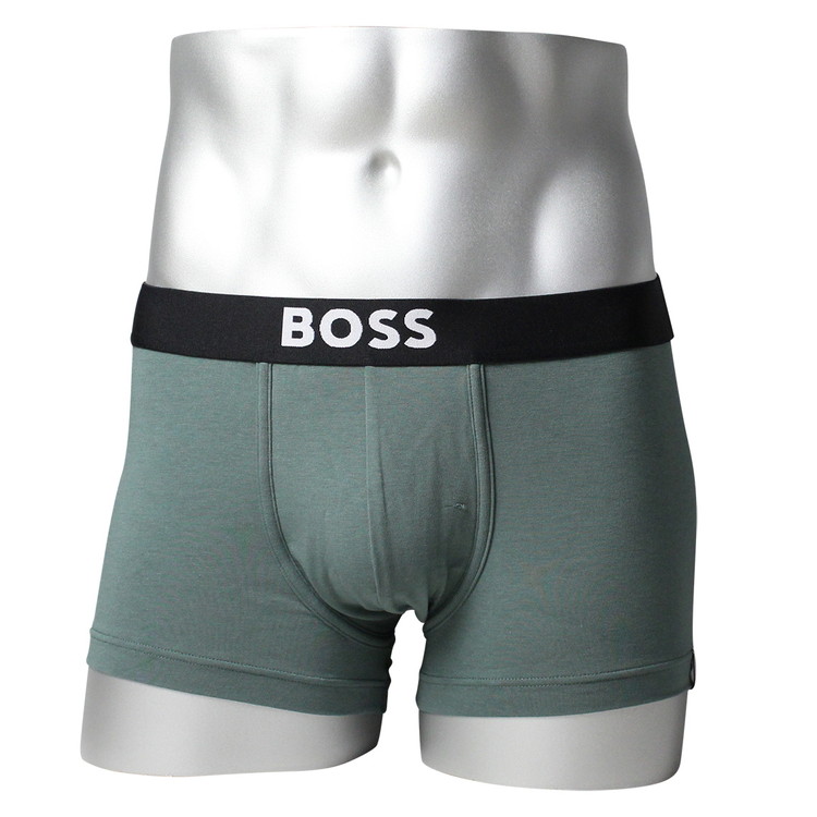 HUGO BOSS ヒューゴボス：IDENTITY ボクサーパンツ (グリーン)[ボクサーパンツ/ 男性下着/ メンズインナー/人気ブランド/おすすめギフト/誕生日プレゼント/メンズファッション]