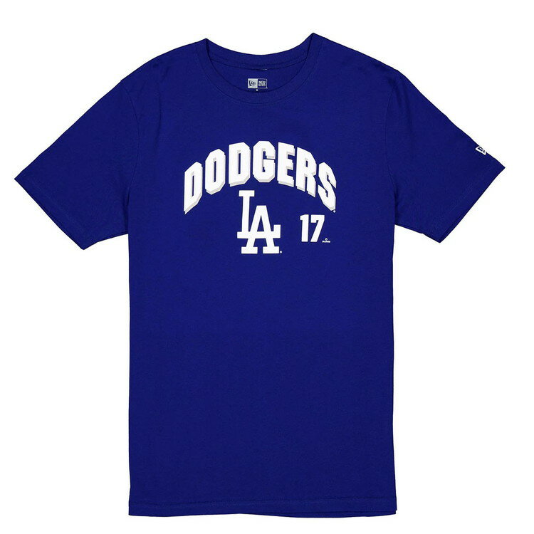 ニューエラ：SHOHEI OHTANI BLUE Tシャツ (大谷翔平/ドジャース/ブルー)【MLB公式ライセンス商品】[Tシャツ/ 男性下着/ メンズインナー/人気ブランド/おすすめギフト/誕生日プレゼント/メンズファッション]