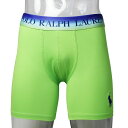 【ネコポス可:2点まで】ポロラルフローレン:RECYCLED MICROFIBER ボクサーブリーフ (バミューダライム)[ボクサーパンツ/ 男性下着/ メンズ...