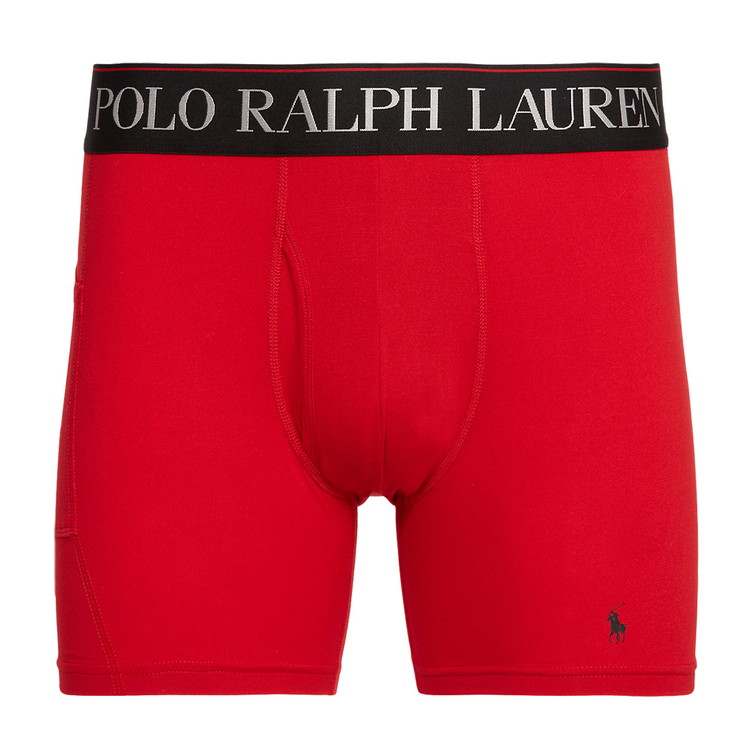 Polo Ralph Lauren 【ネコポス可:2点まで】ポロラルフローレン：4D FLEX - COOLING MICROFIBER with Pocket ボクサーブリーフ (RL2000レッド)[ボクサーパンツ 男性下着 メンズインナー 人気ブランド おすすめギフト 誕生日プレゼント メンズファッション]