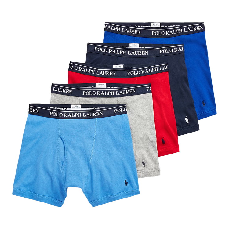 ポロラルフローレン：CLASSIC FIT COTTON ボクサーブリーフ 5PK (アンドーバーヘ ...