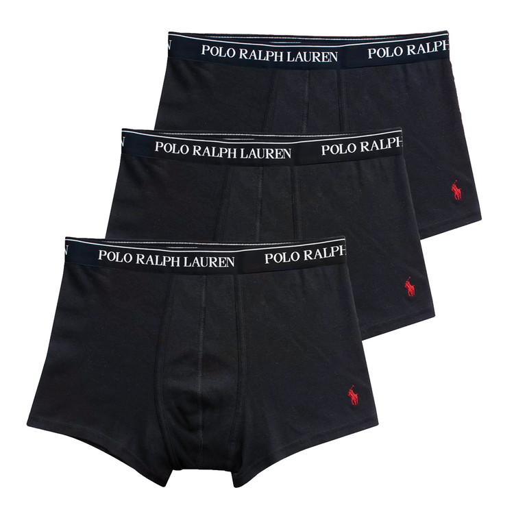 ポロラルフローレン：CLASSIC FIT COTTON ボクサーパンツ 3PK (ポロブラック)[ ...