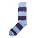【ネコポス可:3点まで】ポロラルフローレン:CLASSIC RUGBY STRIPE ソックス (ネイビー)[ソックス/ 男性下着/ メンズインナー/人気ブラン...