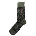 【ネコポス可:3点まで】ポロラルフローレン:HERRINGBONE CAMO ソックス (グリーン)[ソックス/ 男性下着/ メンズインナー/人気ブランド/おす...