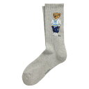 【ネコポス可:3点まで】ポロラルフローレン:POLO ATHLETIC CLUB BEAR CREW ソックス (グレー)[ソックス/ 男性下着/ メンズインナ...