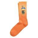 【ネコポス可:3点まで】ポロラルフローレン:RL SURF CLUB BEAR DIP DYE CREW ソックス (オレンジ)[ソックス/ 男性下着/ メンズ...