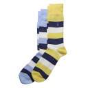 【ネコポス可:1点まで】ポロラルフローレン:MULTISTRIPE ソックス 2PK (イエロー)[ソックス/ 男性下着/ メンズインナー/人気ブランド/おすす...