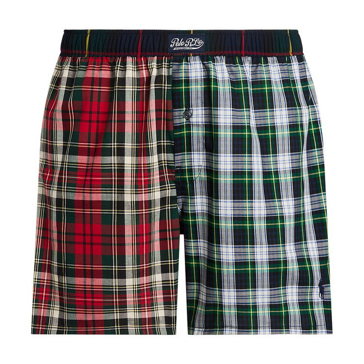 【ネコポス可:2点まで】ポロラルフローレン:YARN DYED ボクサーショーツ (パッチワーク)[ボクサーショーツ/ 男性下着/ メンズインナー/人気ブランド...