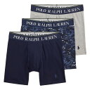 ポロラルフローレン:ORGANIC COTTON ボクサーブリーフ 3PK (クルーズ・ネイビー/ナイト・シーニック/アンドバー・ヘザー)[ボクサーパンツ/ 男...