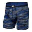 サックス:SPORT MESH ボクサーブリーフ 前開き (ライトニングストライプ/ブルー)[ボクサーパンツ/ 男性下着/ メンズインナー/人気ブランド/おすす...