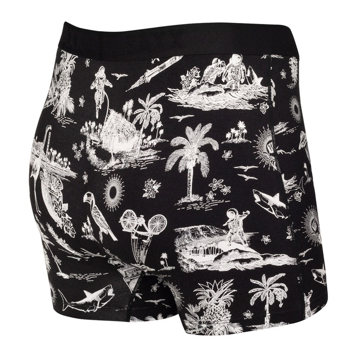 サックス：ULTRA ボクサーブリーフ FLY (ブラックアストロサーフ＆ターフ)[ボクサーパンツ 男性下着 メンズインナー 人気ブランド おすすめギフト 誕生日プレゼント メンズファッション]