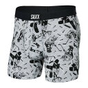 サックス:VIBE SUPER SOFT ボクサーブリーフ (ワイルド スラップショット - ライナー グレー)[ボクサーパンツ/ 男性下着/ メンズインナー/...