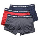 Tommy Hilfiger トミーヒルフィガー：COMFORT PLUS ボクサーパンツ3PK (シャドー)[ボクサーパンツ/ 男性下着/ メンズインナー/人気ブランド/おすすめギフト/誕生日プレゼント/メンズファッション]