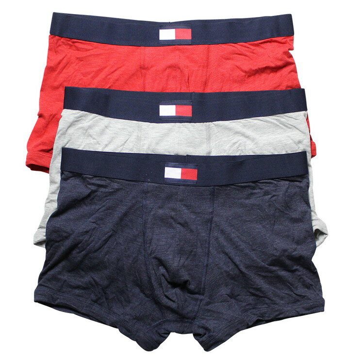 Tommy Hilfiger トミーヒルフィガー：HERITAGE COMFORT ボクサーパンツ3PK (マホガニー)[ボクサーパンツ/ 男性下着/ メンズインナー/人気ブランド/おすすめギフト/誕生日プレゼント/メンズファッション]