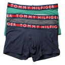 Tommy Hilfiger トミーヒルフィガー：HERITAGE MICRO RIB ボクサーパンツ3PK (バジル)[ボクサーパンツ/ 男性下着/ メンズインナー/人気ブランド/おすすめギフト/誕生日プレゼント/メンズファッション]